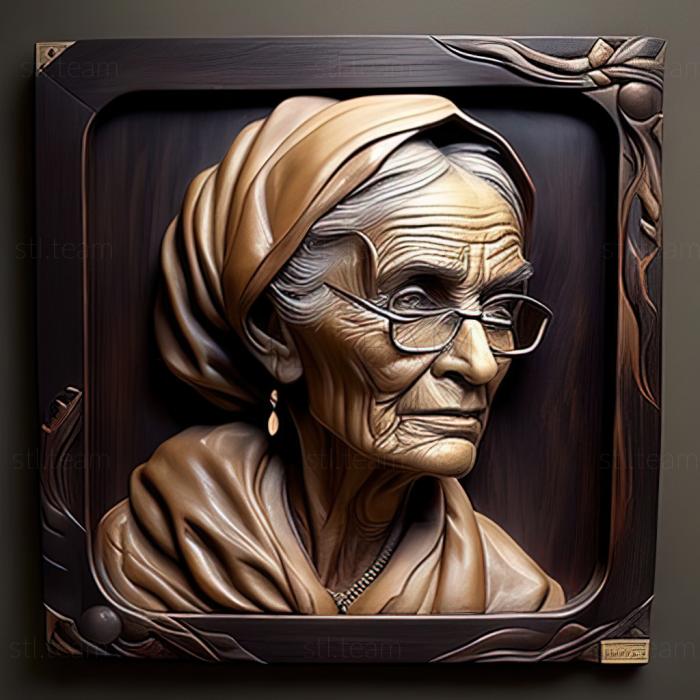 3D model Mary Minifay American artist (STL)